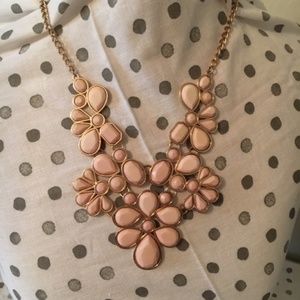 Blush Pink Statement Necklace